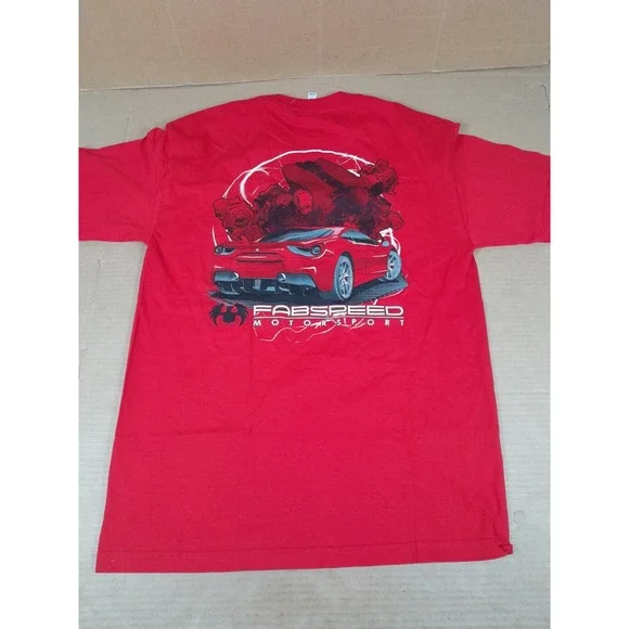Fabspeed Motorsport T-Shirt - Employee Graphic Tee RARE Sz L FERRARI - Picture 11 of 12